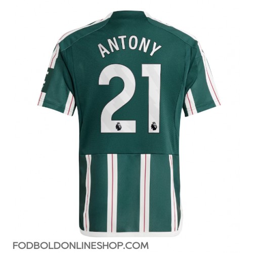 Manchester United Antony #21 Udebanetrøje 2023-24 Kortærmet